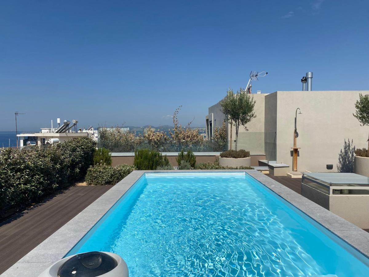 Athens Riviera 2-Bed Apt & Pool Access #Unoblu Atenas Exterior foto